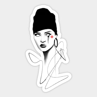 Cry babe Sticker